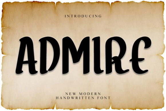 Admire: A Stylish Script Font That Elevates Small Business Branding
