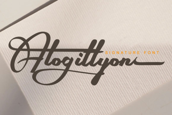 Alogittyon: Elevate Your Digital Campaigns with a Modern Script Font