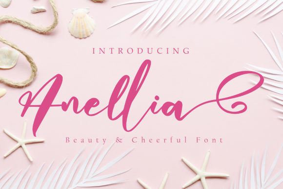 Anellia: A Refined Cursive Handwritten Font for Modern Brand Design