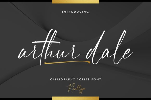 Arthur Dale: A Delicate Handwritten Font for Elegant Branding