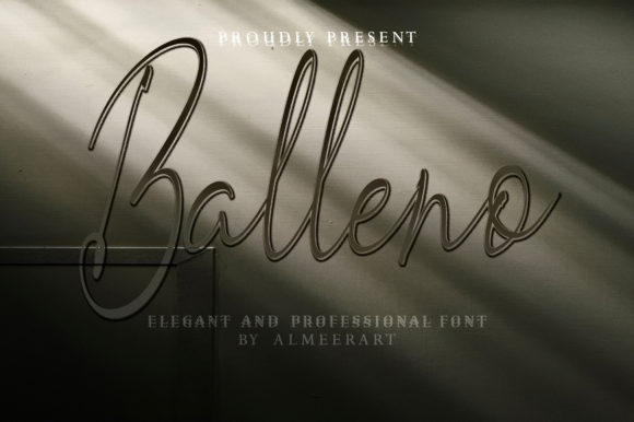 Balleno: A Handwritten Font That Elevates Small Business Branding