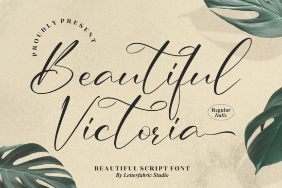Beautiful Victoria: A Playful Script Font for Crafters and Sellers
