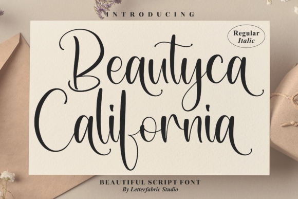 Beautyca California: A Script Font for Elegant Editorial Design