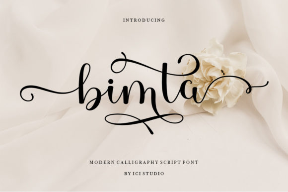 Bimta: A Sweet Script Typeface for Makers and Creative Sellers