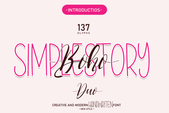 Boho Simplestory: A Font for Thoughtful Editorial Design