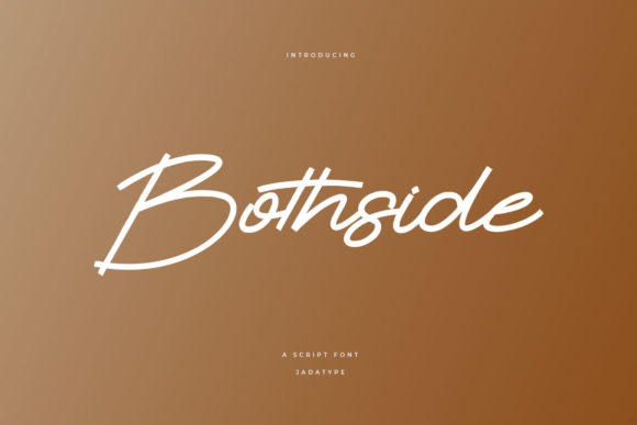Bothside: A Handwritten Font That Elevates Web Design with Personality