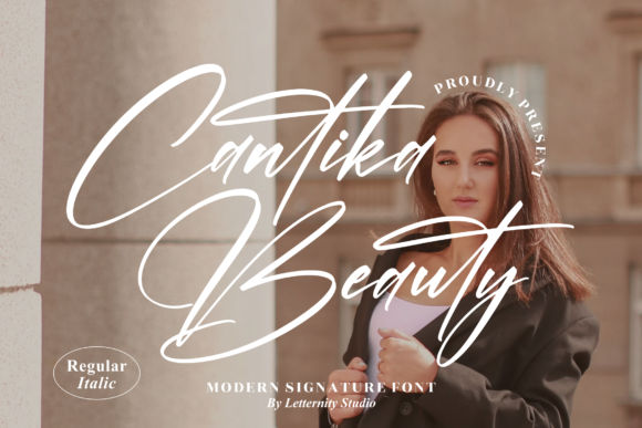 Cantika Beauty: A Handwritten Font for Modern Editorial Elegance