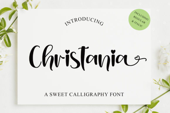 Christania: A Sweet Script Font for Modern Web and Digital Design