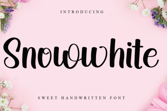 Elegant Branding with the Snowwhite Script Font