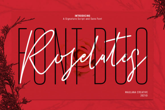 Exploring Roselates Duo: A Designer’s Review of This Versatile Script & Sans Serif Font