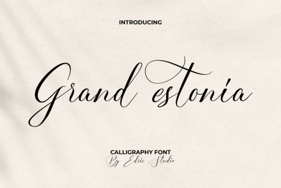 Grand Estonia: Elevating Campaign Visuals with Elegant Script Typography