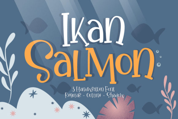 Ikan Salmon: A Handwritten Font for Warm Editorial Design