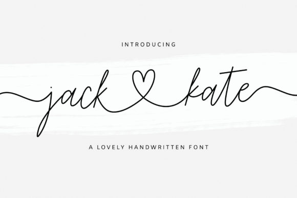 Jack and Kate: A Luxurious Handwritten Font for Small Business Branding