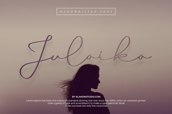Julaika: A Handwritten Font That Elevates Editorial Design