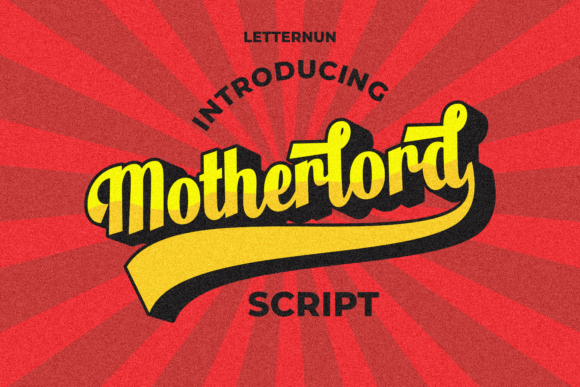 Motherlord: A Bold Handwritten Font for Dynamic Branding Projects