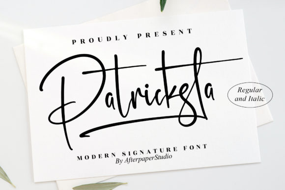 Patricksta: A Refined Script Font for Modern Web Design and Digital Branding