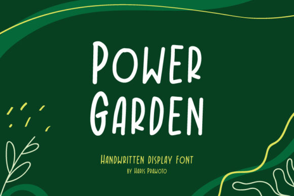 Power Garden: A Chic Handwritten Font for Modern Web Design