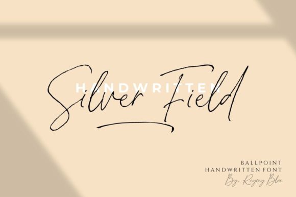 Silver Fields: A Handwritten Font That Elevates Editorial Design