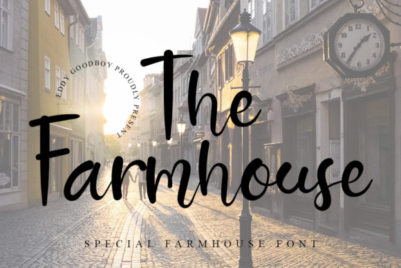 The Farmhouse: A Charming Script Font for Business Branding