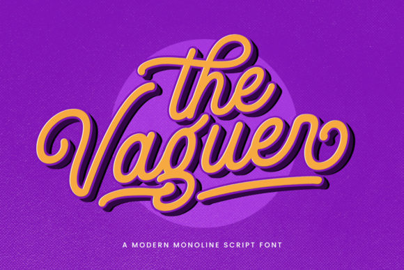 The Vaguer: A Vintage Script Font That Elevates Small Business Branding