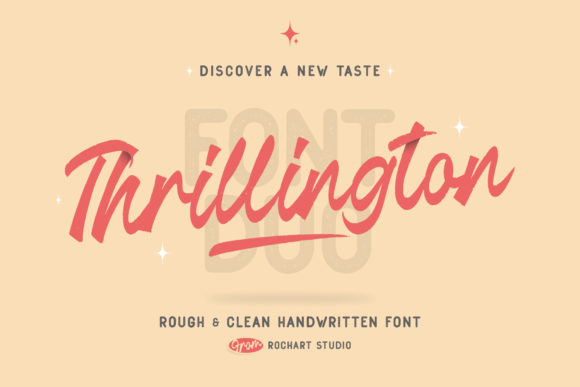 Thrillington: A Vintage-Inspired Font Duo That Elevates Handmade Designs