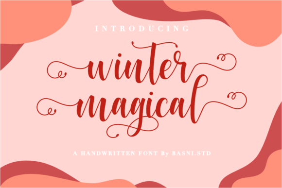 Winter Magical: A Luxurious Script Font for Small Business Branding