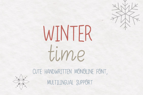 Winter Time Font: Bringing Playful Elegance to Editorial Design