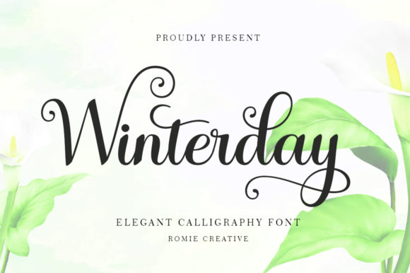 Winterday: A Timeless Handwritten Font for Small Business Branding